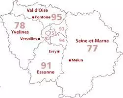 carte pour trouver une entreprise de dépigeonnage en île de france et à paris